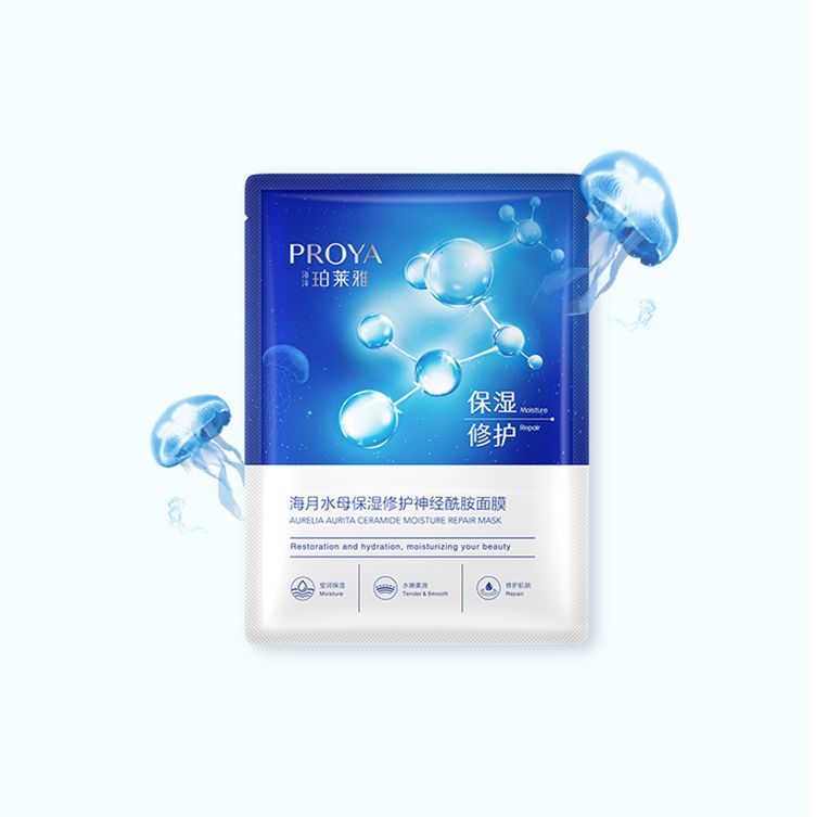 3044永利集团海月水母保湿修护神经酰胺面膜